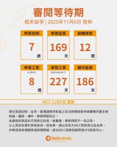 加拿大簽證進度1105_Hello Study楓禾留遊學_2